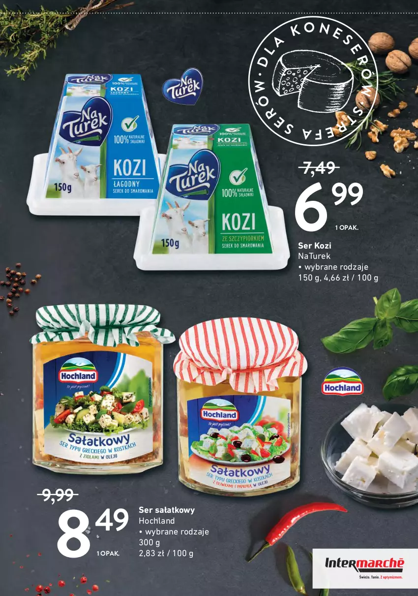 Gazetka promocyjna Intermarche - Sery - ważna 21.09 do 04.10.2021 - strona 3 - produkty: Bursztyn, Cheddar, Fa, Hochland, NaTurek, Rubin, Sałat, Ser, Ser kozi