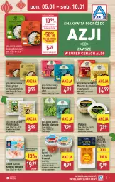 Gazetka promocyjna Aldi - Tydzień Azjatycki - Gazetka - ważna od 10.01 do 10.01.2026 - strona 1 - produkty: Piec, Kurczak, Makaron, Warzywa, Smakowita, Golden Seafood, Sezam, Edam, Krewetki, Surimi, Danie gotowe, Fa
