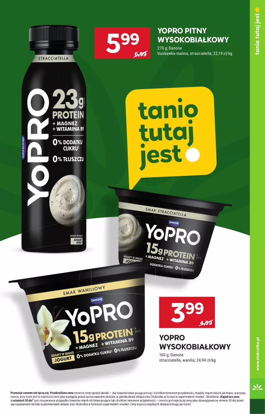 Gazetka promocyjna Stokrotka - Supermarket - ważna 04.07 do 10.07.2024 - strona 3 - produkty: Danone, Mięso, Owoce, Sok, Warzywa