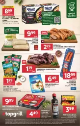Gazetka promocyjna Stokrotka - Supermarket - Gazetka - ważna od 10.07 do 10.07.2024 - strona 14 - produkty: Mozzarella, Warzywa, Sos, Ser, Camembert, Morliny, Kiełbasa głogowska, Kaszanka, Owoce, Grill, Kasza, Kiełbasa, Mięso