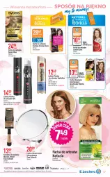 Gazetka promocyjna E Leclerc - Gazetka - ważna od 30.04 do 30.04.2023 - strona 7 - produkty: Palette, Por, Gra, BIC, Wellaflex, Ewa Schmitt, Szczotka, Szczotka do włosów, Taft, Lack, Wella, Szampon, Syoss, Pianka do włosów, Oleo, Olej, Lustro, Lakier, Farba do włosów, Fa