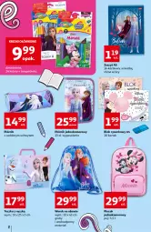 Gazetka promocyjna Auchan - Rysuje się masa zabawy Hipermarkety - Gazetka - ważna od 04.08 do 04.08.2021 - strona 2 - produkty: Frozen, Por, Piórnik, Plecak, Obuwie