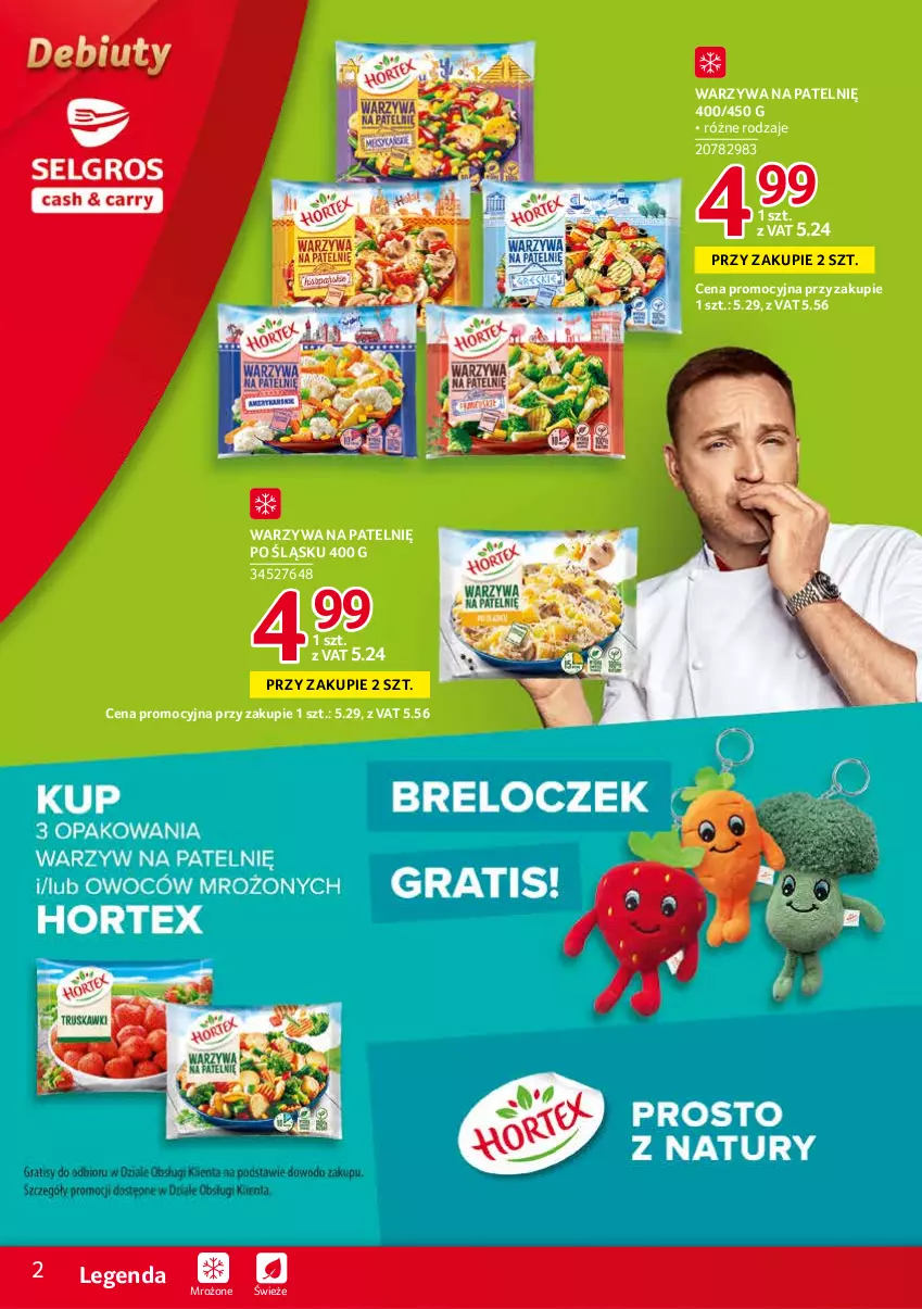 Gazetka promocyjna Selgros - Debiuty w Selgros - ważna 10.11 do 24.11.2021 - strona 2 - produkty: Hortex, Warzywa