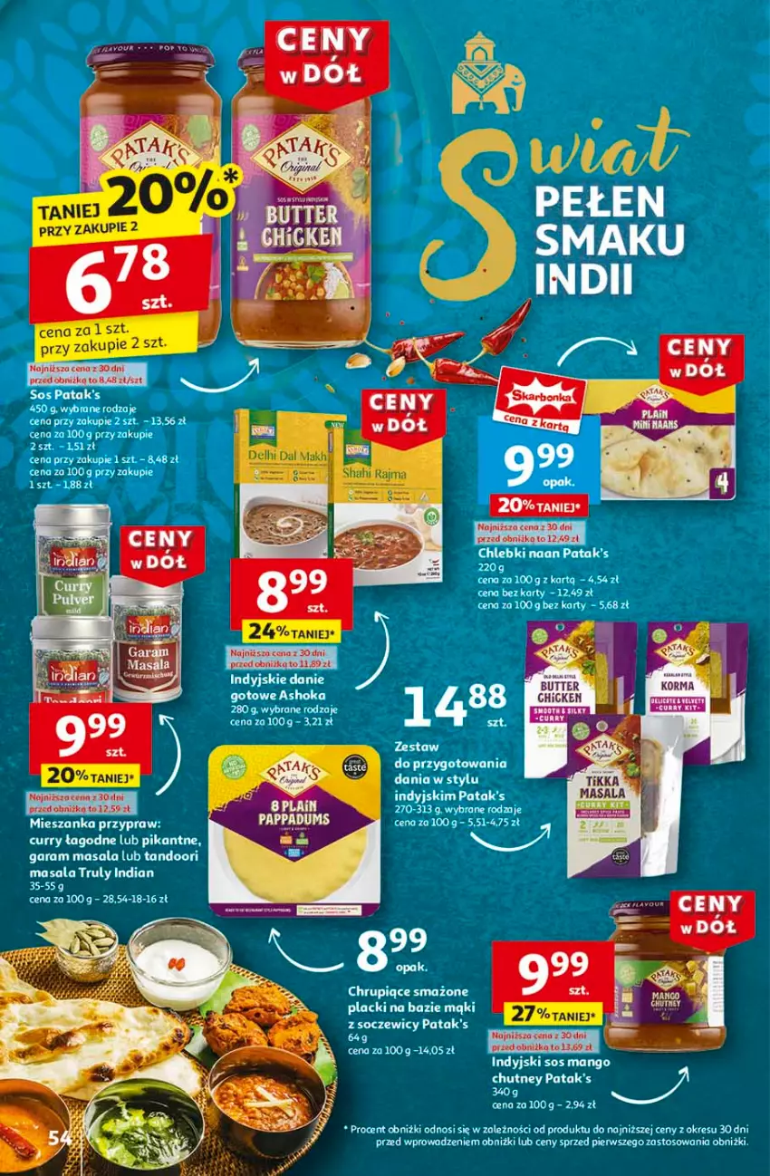 Gazetka promocyjna Auchan - CENY W DÓŁ Hipermarket - ważna 23.01 do 29.01.2025 - strona 62 - produkty: Chleb, HP, Patak's, Sos