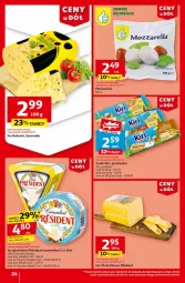 Gazetka promocyjna Auchan - CENY W DÓŁ Hipermarket - Gazetka - ważna od 29.01 do 29.01.2025 - strona 26 - produkty: Mozzarella, Ser, Złoty Mazur, Brie, Serek, Camembert, Ser pleśniowy, Fa