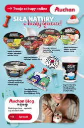 Gazetka promocyjna Auchan - CENY W DÓŁ Hipermarket - Gazetka - ważna od 29.01 do 29.01.2025 - strona 45 - produkty: Jogurt naturalny, Sok, Por, Twaróg, Jogurt, Mango