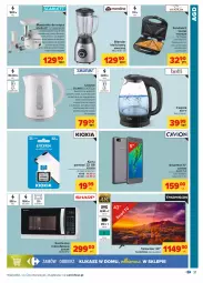 Gazetka promocyjna Carrefour - Gazetka Carrefour - Gazetka - ważna od 29.05 do 29.05.2021 - strona 31 - produkty: Sok, Blender, Czajnik, Karta pamięci, Toster, Taca, Szynka, Sharp, Grzałka, Kuchenka mikrofalowa, Thomson, Szatkownica, Maszynka, Zelmer, Telewizor, Grill, Smartfon, Fa