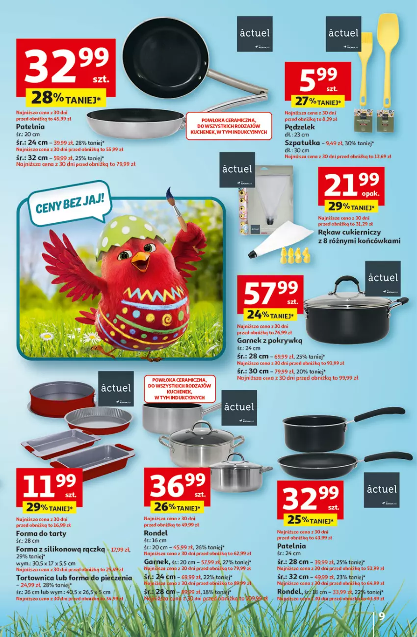 Gazetka promocyjna Auchan - 30 Lat Hipermarket - ważna 19.03 do 25.03.2026 - strona 9 - produkty: Cukier, Forma do pieczenia, Garnek, Patelnia, Piec, Rondel, Szpatułka, Tortownica