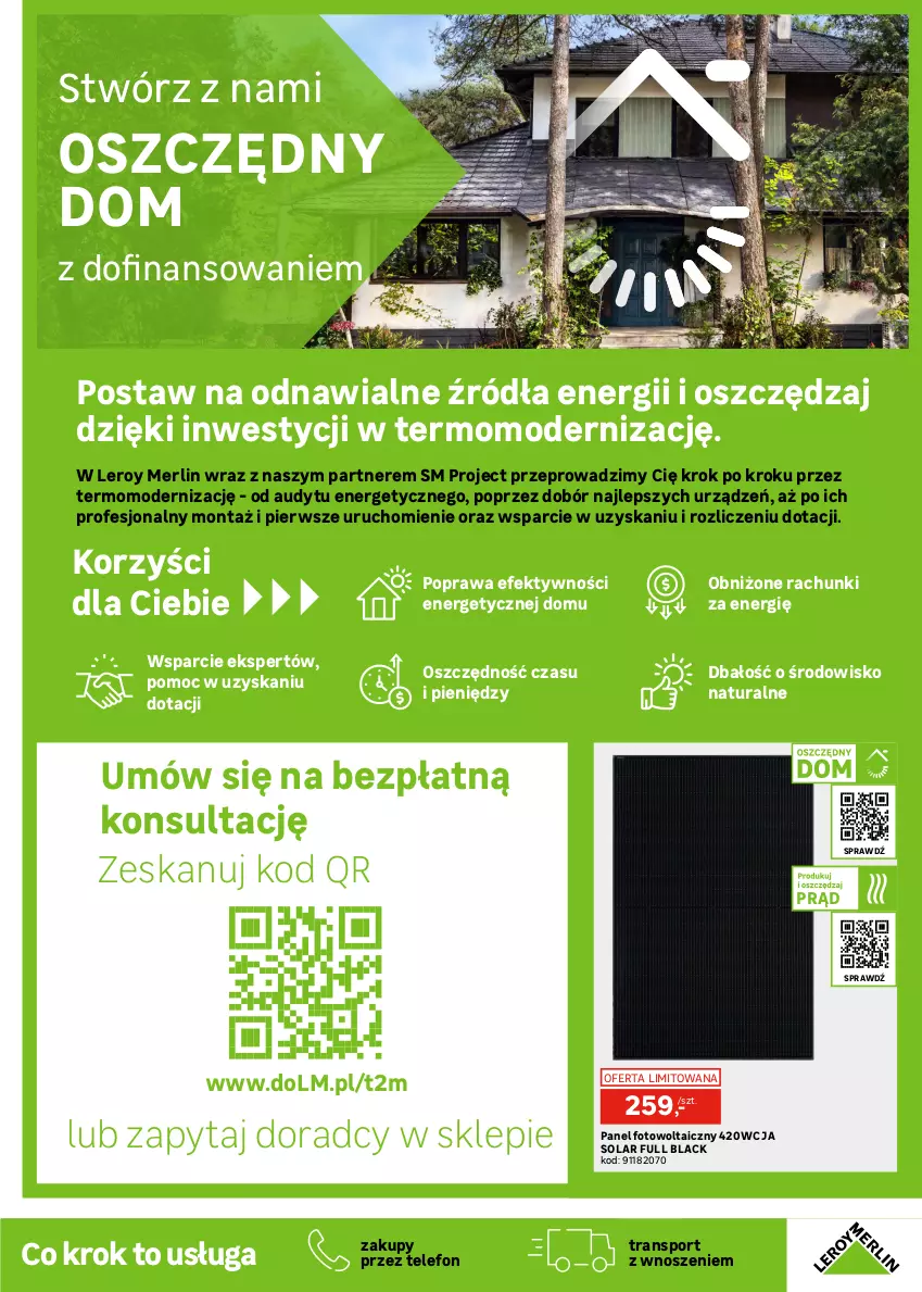 Gazetka promocyjna Leroy Merlin - Gazetka Leroy Merlin - ważna 25.06 do 17.07.2025 - strona 9 - produkty: Drzwi, Drzwi wejściowe, Fa, Gra, Karp, Klamka, Lack, Okno, Por, Ser, Sport, Telefon, Tran, Wkładki