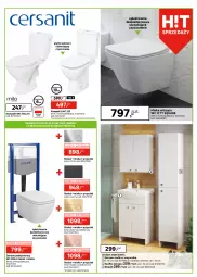 Gazetka promocyjna Leroy Merlin - Gazetka Leroy Merlin - Gazetka - ważna od 17.07 do 17.07.2025 - strona 11 - produkty: Kompakt WC, Deska sedesowa, Zestaw podtynkowy WC, Miska wisząca, Słupek, Deska wolnoopadająca, Szafka, Miska