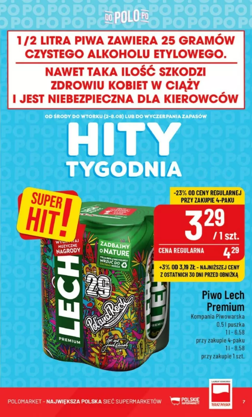 Gazetka promocyjna PoloMarket - ważna 02.08 do 08.08.2023 - strona 56 - produkty: Gra, Lech Premium, Piec, Piwa, Piwo