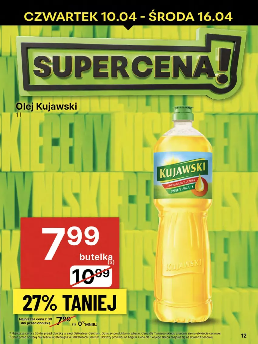 Gazetka promocyjna Delikatesy Centrum - NOWA GAZETKA Delikatesy Centrum od 10 kwietnia! 10-16.04.2025 - ważna 10.04 do 16.04.2025 - strona 12 - produkty: Kujawski, Rum