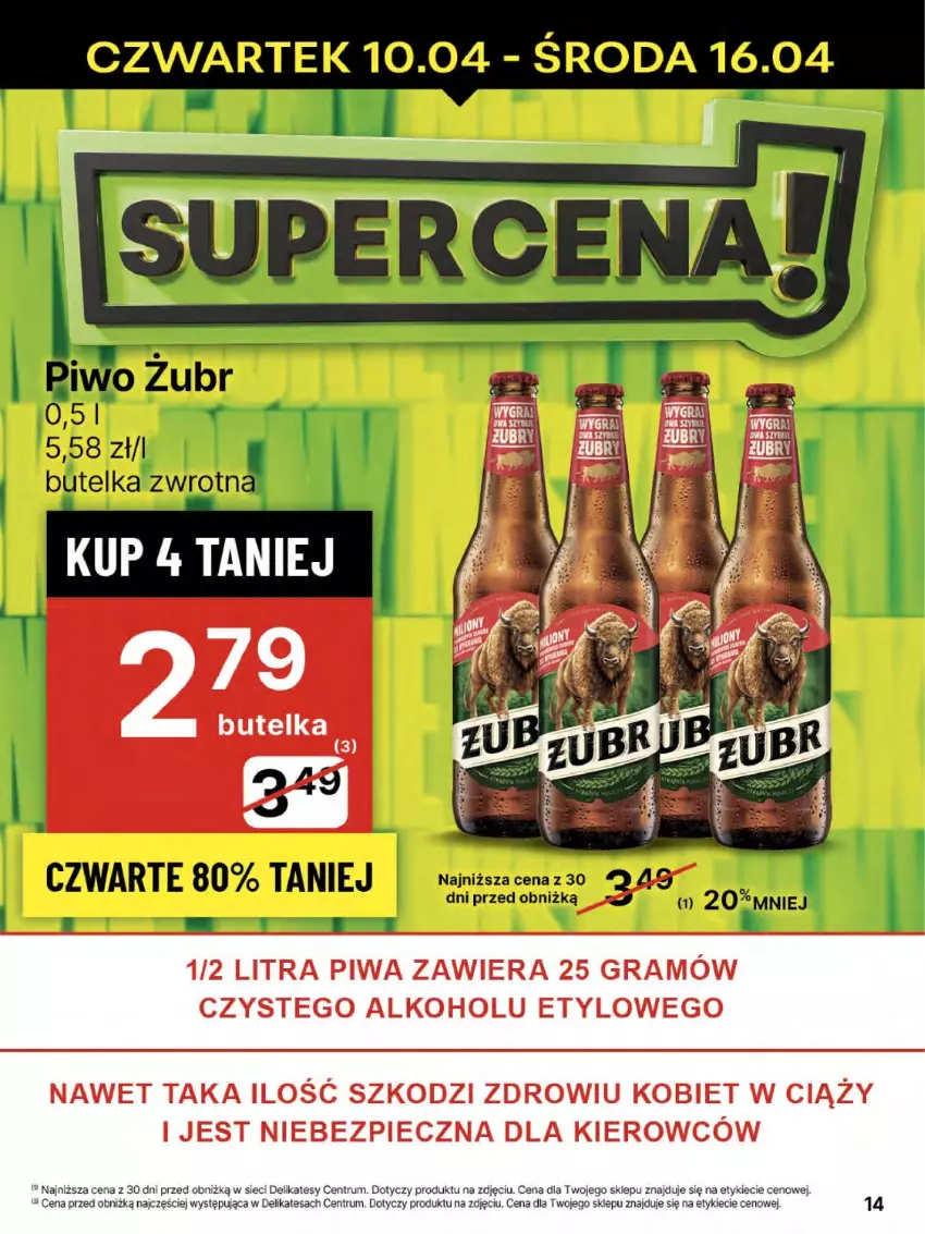 Gazetka promocyjna Delikatesy Centrum - NOWA GAZETKA Delikatesy Centrum od 10 kwietnia! 10-16.04.2025 - ważna 10.04 do 16.04.2025 - strona 14 - produkty: Gra, Piec, Piwa, Rum