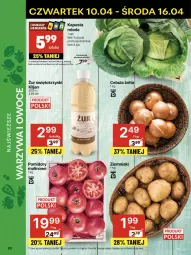 Gazetka promocyjna Delikatesy Centrum - NOWA GAZETKA Delikatesy Centrum od 10 kwietnia! 10-16.04.2025 - Gazetka - ważna od 16.04 do 16.04.2025 - strona 20 - produkty: Cebula, Warzywa, Rum, Warzywa i owoce, Ziemniaki, Owoce, Wagi, Pomidory
