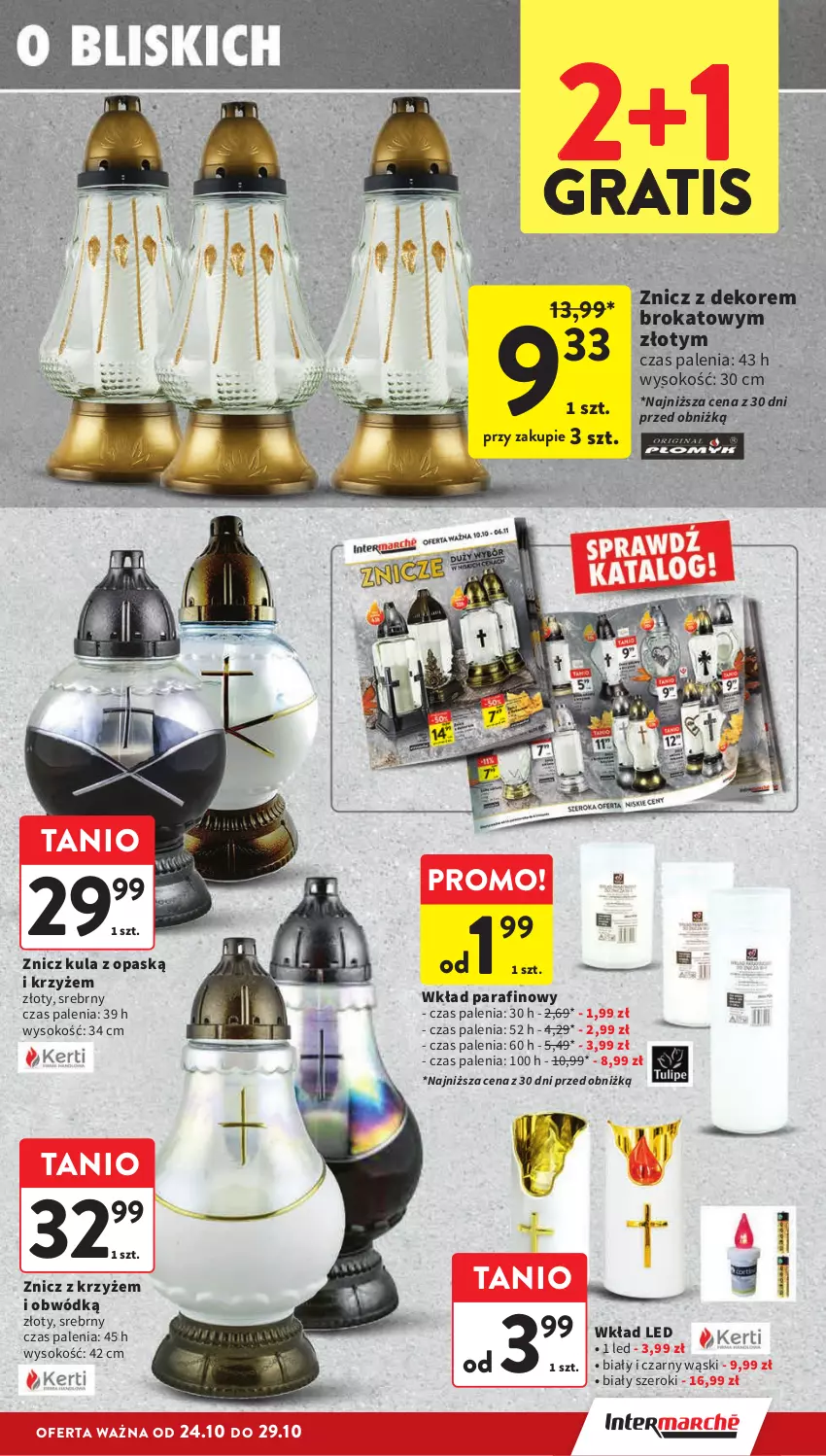 Gazetka promocyjna Intermarche - ważna 24.10 do 29.10.2024 - strona 11 - produkty: Gra, Sok, Znicz