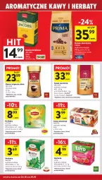 Gazetka promocyjna Intermarche - Gazetka - ważna od 29.10 do 29.10.2024 - strona 26 - produkty: Kawa rozpuszczalna, Kawa zbożowa, Kawa ziarnista, Kawa mielona, Kawa, Loyd, Lipton, Prima, Jacobs, Herbata