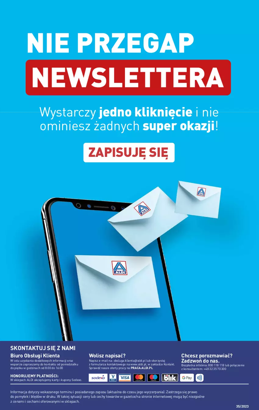 Gazetka promocyjna Aldi - Artykuły przemysłowe i tekstylia - ważna 30.08 do 16.09.2023 - strona 8 - produkty: Biuro, O nas, Por