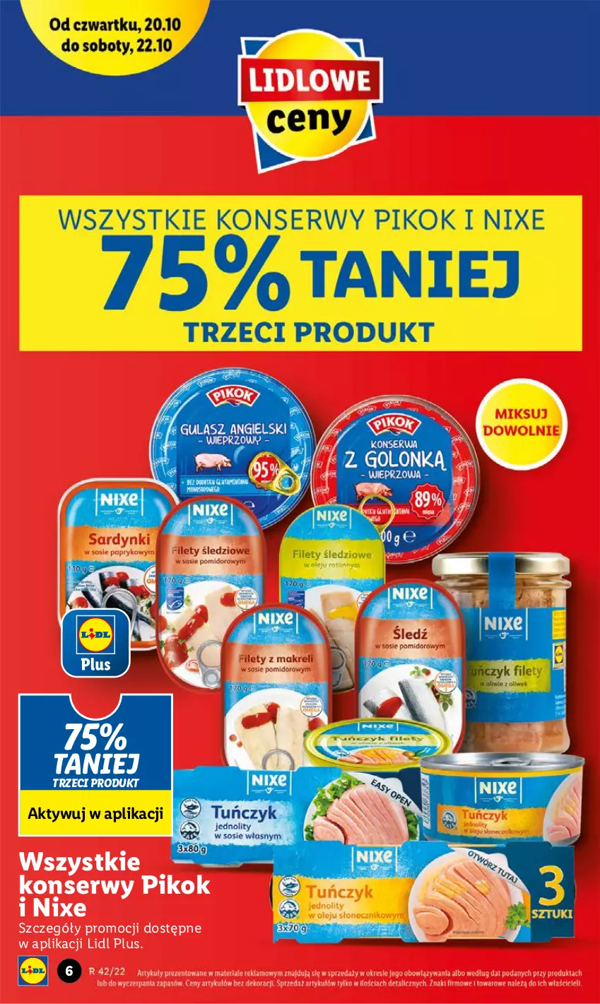 Gazetka promocyjna Lidl - GAZETKA - ważna 20.10 do 22.10.2022 - strona 6 - produkty: PIKOK, Ser