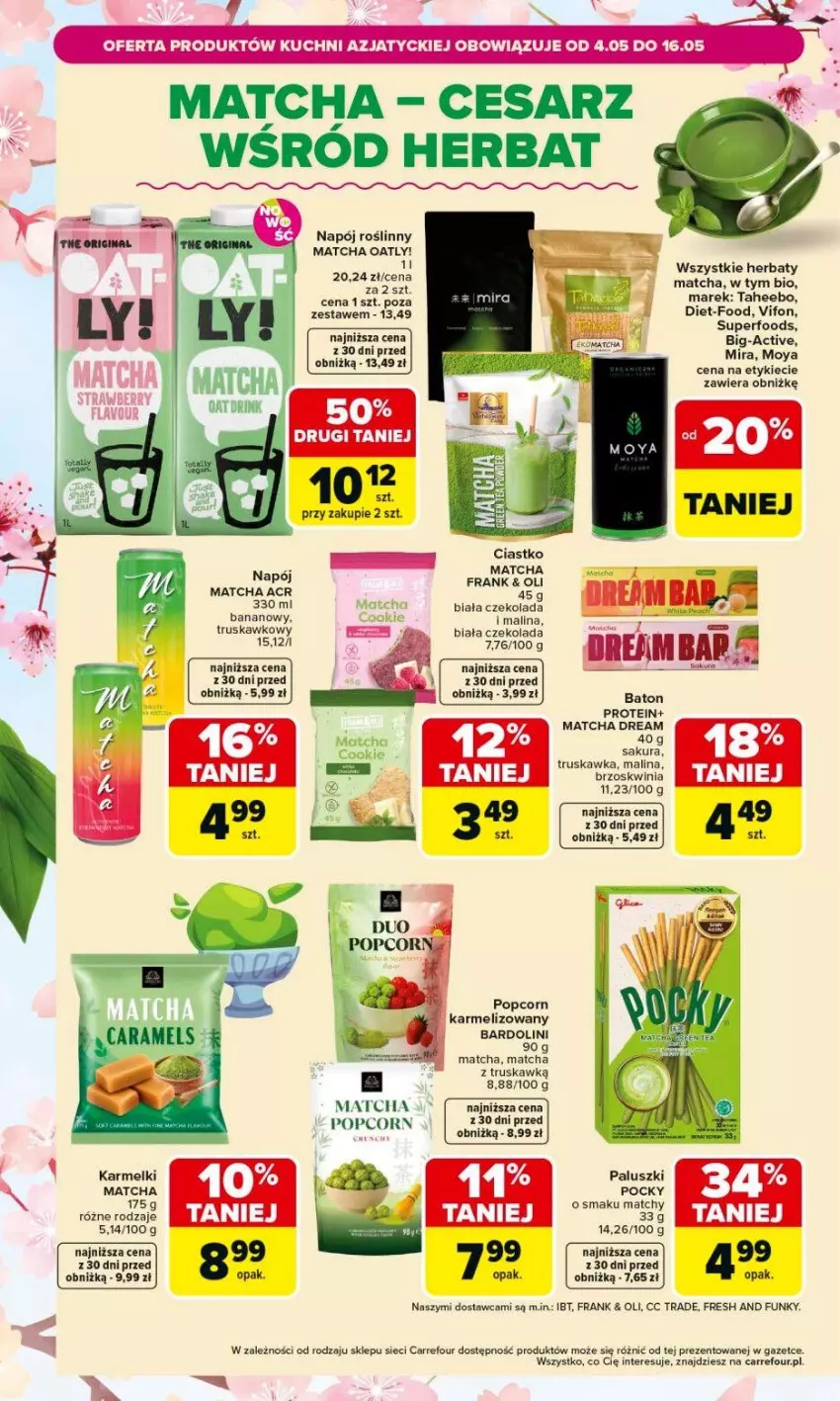 Gazetka promocyjna Carrefour - Gazetka Kuchnia azjatycka - ważna 04.05 do 16.05.2026 - strona 14 - produkty: Baton, Chia, Czekolada, Fa, Napój, Napój roślinny, Popcorn