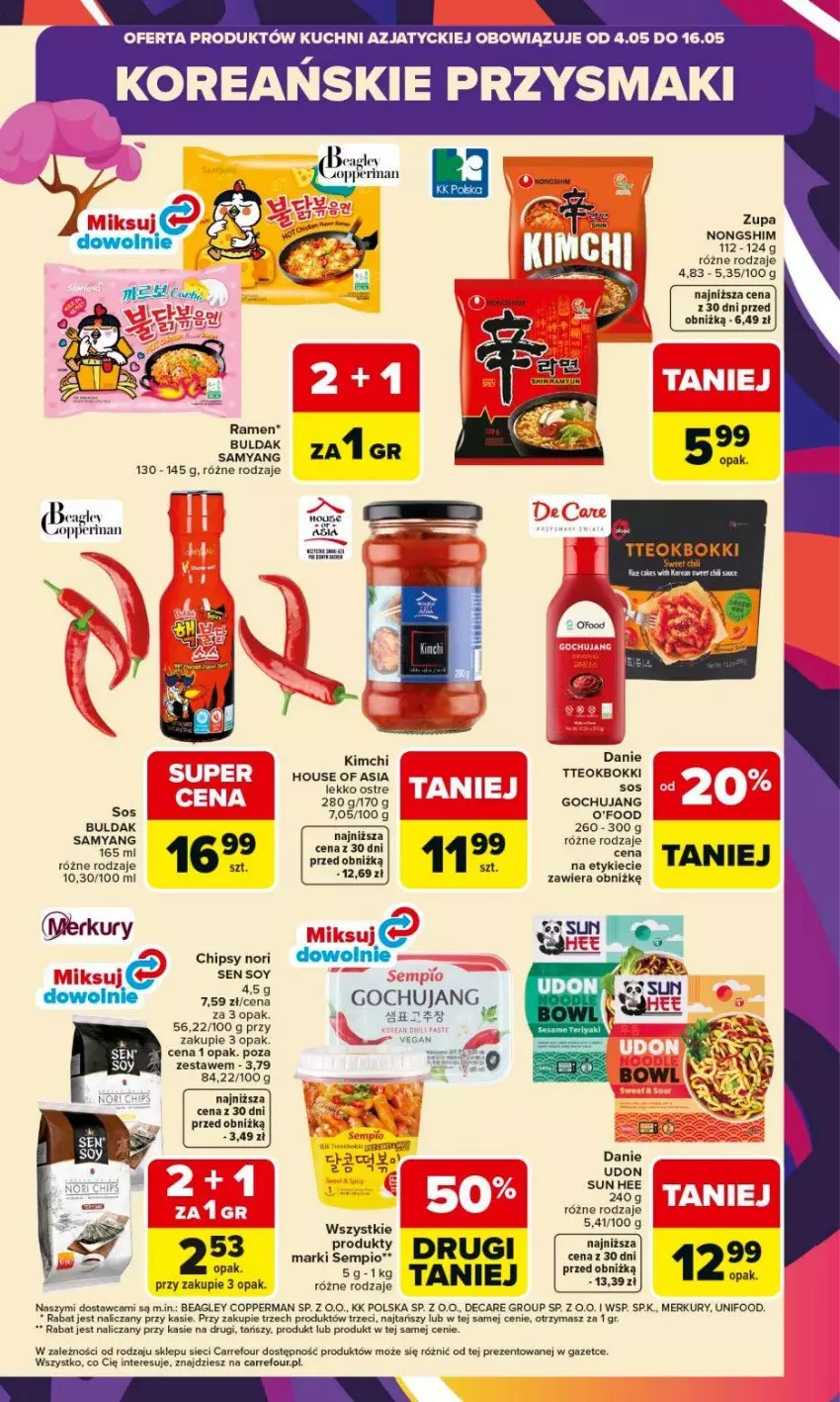 Gazetka promocyjna Carrefour - Gazetka Kuchnia azjatycka - ważna 04.05 do 16.05.2026 - strona 7 - produkty: Chipsy, Fa, House of Asia, Przysmaki, Sos, Zupa