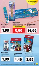 Gazetka promocyjna Lidl - GAZETKA - Gazetka - ważna od 20.08 do 20.08.2022 - strona 37 - produkty: Flamastry, Klej, Tran, Fa