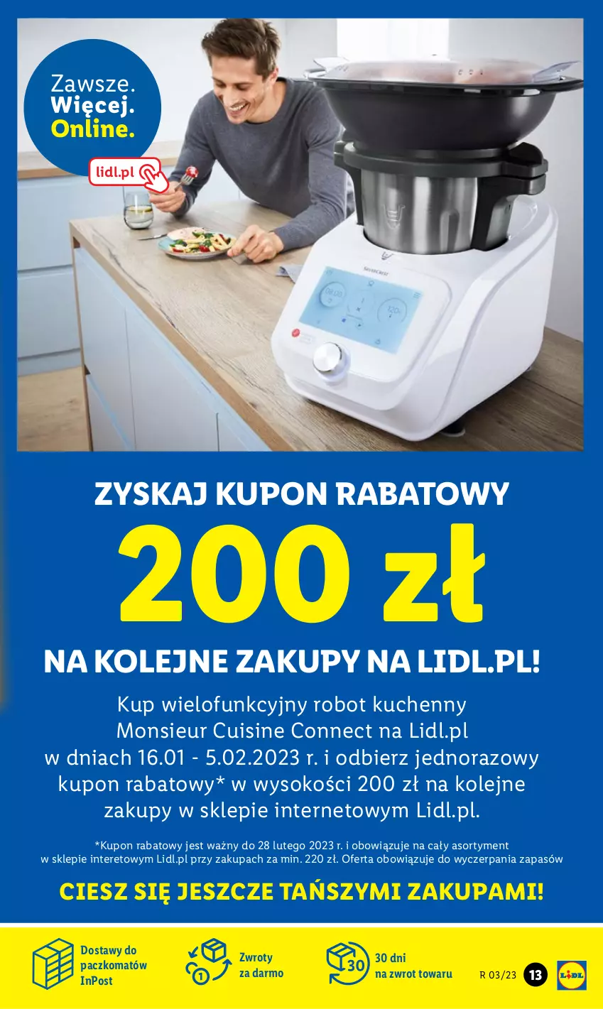 Gazetka promocyjna Lidl - GAZETKA - ważna 16.01 do 21.01.2023 - strona 13 - produkty: Olej, Robot, Sok