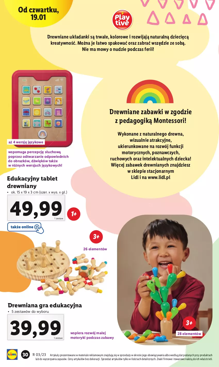 Gazetka promocyjna Lidl - GAZETKA - ważna 16.01 do 21.01.2023 - strona 32 - produkty: Dzieci, Gra, Intel, Monte, Obraz, Tablet