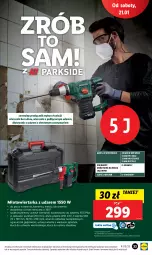 Gazetka promocyjna Lidl - GAZETKA - Gazetka - ważna od 21.01 do 21.01.2023 - strona 35 - produkty: Gra, Wiertarka, Tarka, Młot, Młotowiertarka