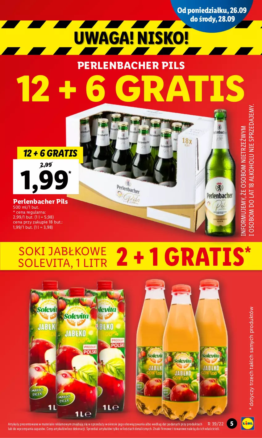 Gazetka promocyjna Lidl - GAZETKA - ważna 26.09 do 28.09.2022 - strona 5 - produkty: Gra, NBA, Sok, Waga