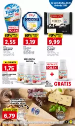 Gazetka promocyjna Lidl - GAZETKA - Gazetka - ważna od 28.09 do 28.09.2022 - strona 33 - produkty: Cheddar, Ser, Por, Pur, Gra, Deska serów, Twaróg, Jogurt, Kawa, Kosz, Pilos, Camembert, Smoothie, Twaróg chudy, Mango