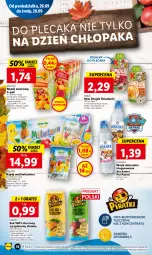 Gazetka promocyjna Lidl - GAZETKA - Gazetka - ważna od 28.09 do 28.09.2022 - strona 40 - produkty: Kasza jaglana, Sok, Ryż, Mus, Gra, Papier, Plecak, LANA, Aronia, Dzieci, Woda mineralna, Kubuś, Woda, Wino, Kasza, Mango, Napój, Psi Patrol