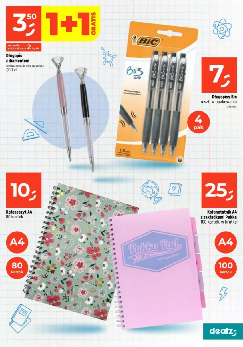 Gazetka promocyjna Dealz - ważna 16.09 do 21.09.2024 - strona 7 - produkty: BIC, Długopis