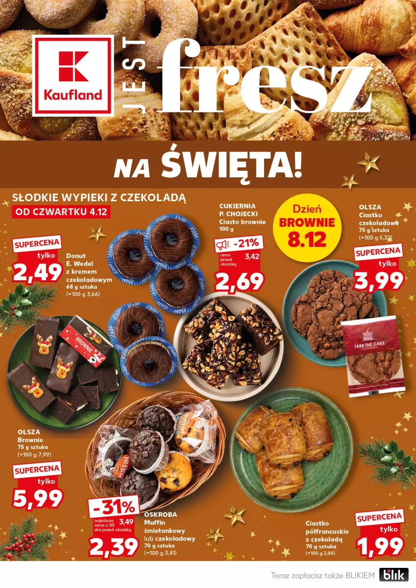 Gazetka promocyjna Kaufland - Mocny Start - ważna 08.12 do 09.12.2025 - strona 12 - produkty: Brownie, Donut, E. Wedel