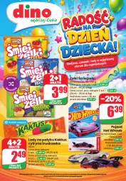Gazetka promocyjna Dino - Katalog - Dzień Dziecka 2026 - Gazetka - ważna od 01.06 do 01.06.2026 - strona 1 - produkty: Gra, Kaktus, Pojazd, Lody, Hot Wheels