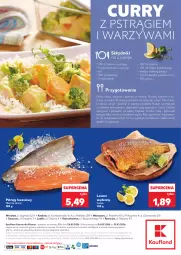 Gazetka promocyjna Kaufland - Ryby z naszej lady - Gazetka - ważna od 31.03 do 31.03.2026 - strona 2 - produkty: Warzywa, Sos, Sok, Sól, Ryż, Por, Bulion, Cytryny, Tusz, Plasterki, Lion, Talerz, Pieprz, Pstrąg, Brokuły, Wagi, Orka, Kokos, Pstrąg łososiowy, Fa