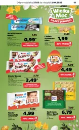 Gazetka promocyjna Netto - Artykuły spożywcze - Gazetka - ważna od 02.04 do 02.04.2023 - strona 19 - produkty: Princessa, Por, Kinder Bueno, Chałwa, Sezam, Sport, Czekolada, Ritter Sport, Nestlé, Kinder