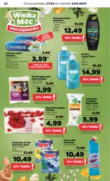 Gazetka promocyjna Netto - Artykuły spożywcze - Gazetka - ważna od 02.04 do 02.04.2023 - strona 22 - produkty: Domestos, Palmolive, Zawieszka do wc, Ręcznik kuchenny, Bref, Pasta do zębów, Ręcznik, Tonik, Rolki, Garnier, Płyn do wc