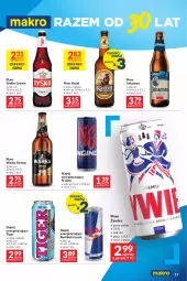 Gazetka promocyjna Makro - Oferta dla Twojego biznesu - oferta z alkoholem - Gazetka - ważna od 30.03 do 30.03.2024 - strona 17 - produkty: Piwo, Gin, Red Bull, Tyskie, Warka, Tiger, Napój, Kozel