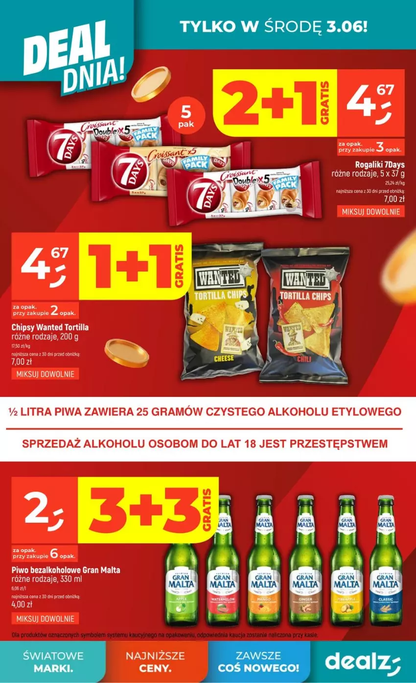 Gazetka promocyjna Dealz - DEAL DNIA - ważna 03.06 do 10.06.2026 - strona 2 - produkty: Fa, Rogal