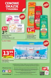 Gazetka promocyjna Auchan - ROZKRĘCAMY LATO Moje Auchan - Gazetka - ważna od 02.07 do 02.07.2025 - strona 10 - produkty: Fructis, Ser, Gra, Papier, Róża, Chia, Papier toaletowy, Szampon, Odżywka, Mydło, Luksja, Jabłka, LG, HP