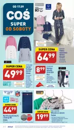 Gazetka promocyjna Aldi - Pełny katalog - Gazetka - ważna od 17.09 do 17.09.2022 - strona 38 - produkty: Sweter, Ubrania, Top, Gra, BIC, Wieszak, Kardigan, Rajstopy, Wełna, Ręcznik, Haczyk, Dzieci, Piżama, Queentex, Fa