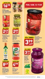 Gazetka promocyjna Aldi - Pełny katalog - Gazetka - ważna od 17.09 do 17.09.2022 - strona 9 - produkty: Kujawski, Sos, Grzyby, Oliwki, Papryka, Bazyl, Olej rzepakowy, Olej, Pomidory, Pomidory krojone