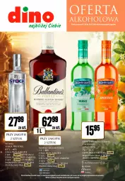 Gazetka promocyjna Dino - Oferta alkoholowa - Gazetka - ważna od 18.07 do 18.07.2026 - strona 1 - produkty: Koc, Wódka, Stock, Monte Santi, Whisky, Monte