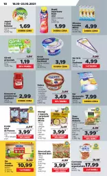 Gazetka promocyjna Netto - Gazetka spożywcza - Gazetka - ważna od 23.10 do 23.10.2021 - strona 10 - produkty: Mozzarella, Pierogi, Koncentrat pomidorowy, Ser, Brie, Jogurt, Serek kanapkowy, Napój jogurtowy, Serek, Kapustą, Bakoma, Hochland, Krewetki, Delma, Pudliszki, POLMLEK, Frytki, Gouda, Mleczna kanapka, Napój