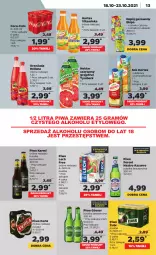 Gazetka promocyjna Netto - Gazetka spożywcza - Gazetka - ważna od 23.10 do 23.10.2021 - strona 13 - produkty: Piwa, Piwo, Sok, Ser, Gra, Inka, Truskawki, Cytryny, Coca-Cola, Perła, Oranżada, Hellena, Napój gazowany, Tymbark, Karmi, Napój, Nektar, Grejpfrut, Hortex