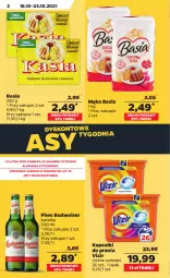 Gazetka promocyjna Netto - Gazetka spożywcza - Gazetka - ważna od 23.10 do 23.10.2021 - strona 2 - produkty: Piwa, Piwo, Ser, Gra, Vizir, Mąka, Basia, Kapsułki do prania, Kasia