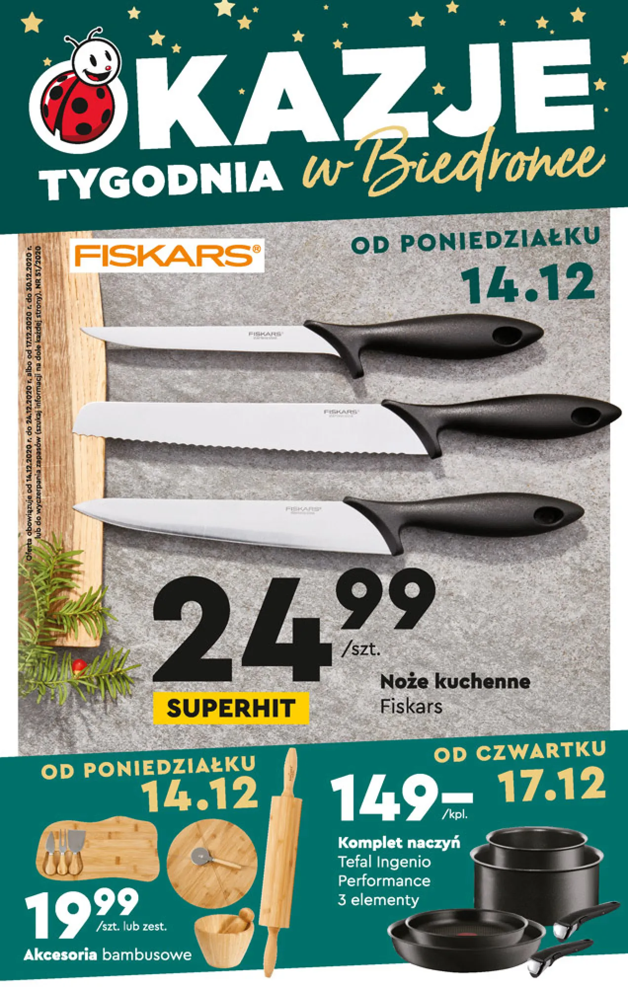 Gazetka promocyjna Biedronka - Okazje tygodnia - ważna 14.12 do 30.12.2020 - strona 1