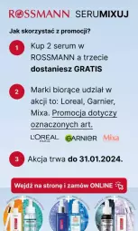 Gazetka promocyjna Rossmann - Gazetka - ważna od 31.01 do 31.01.2024 - strona 2 - produkty: Ser, Rum, Gra, Serum, Mixa, Garnier