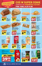 Gazetka promocyjna Aldi - Pełna oferta - Gazetka - ważna od 05.08 do 05.08.2023 - strona 10 - produkty: Kawa rozpuszczalna, Ser, Mus, Gra, Salami, Kawa ziarnista, Kawa, Croissant, Chleb wieloziarnisty, Dżem, Velvet, Owsianka, Tymbark, Danio, Chleb, Jacobs, Herbata, Bułka, Segafredo, Nestlé