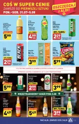 Gazetka promocyjna Aldi - Pełna oferta - Gazetka - ważna od 05.08 do 05.08.2023 - strona 13 - produkty: Piwa, Piwo, Por, Gra, Somersby, Ice tea, Chipsy, Lack, Perła, Schweppes, Lipton, Napój gazowany, Crunchips, Lorenz, Napój